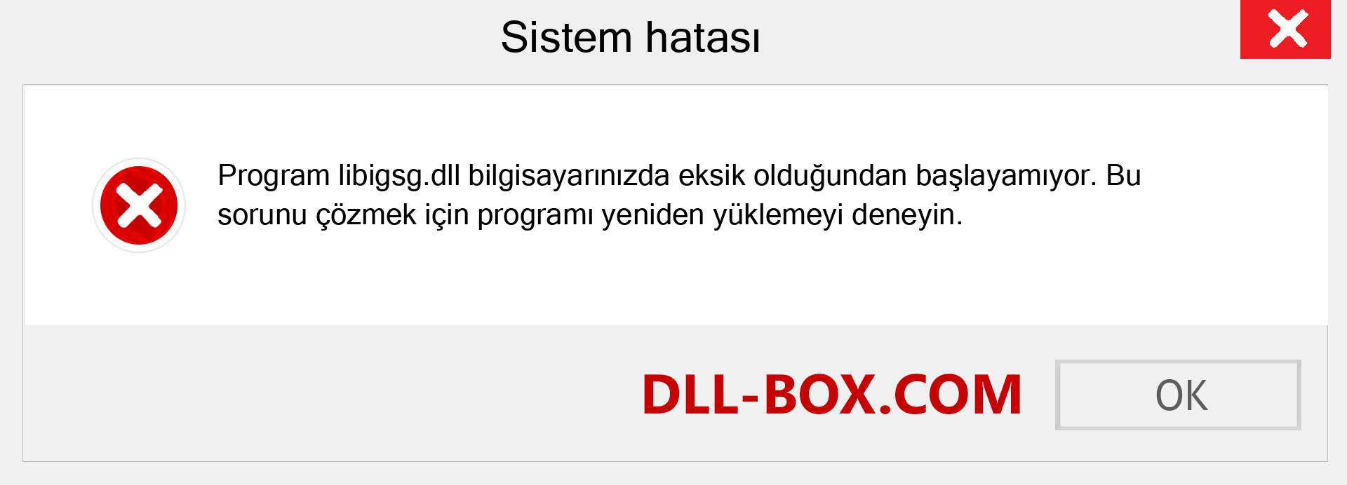 libigsg.dll dosyası eksik mi? Windows 7, 8, 10 için İndirin - Windows'ta libigsg dll Eksik Hatasını Düzeltin, fotoğraflar, resimler